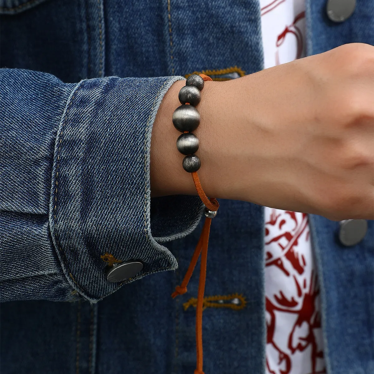 Wholesale Ethnic Bohemian Turquoise Bull Head Elephant Leaf Handmade Multi-layer Bracelet