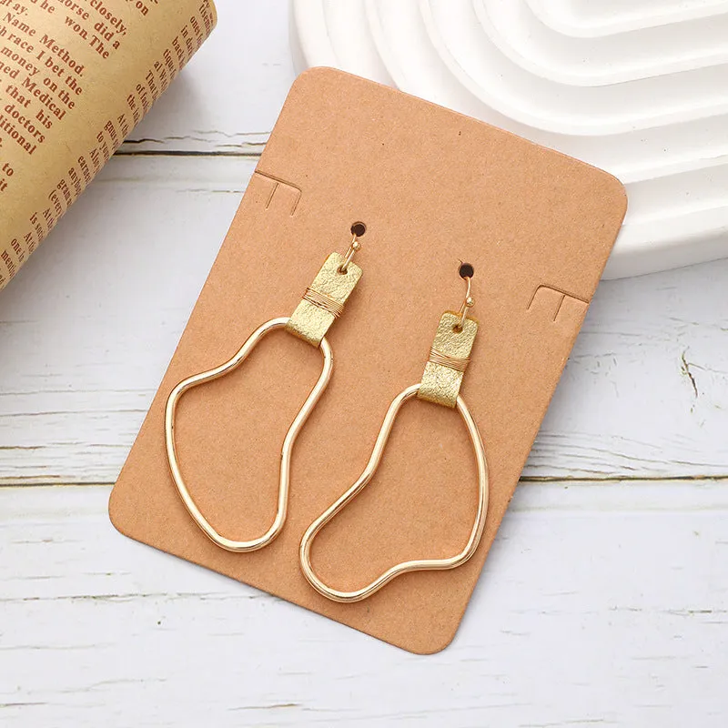Wholesale Exaggerated Fashion Simple Alloy Earrings
