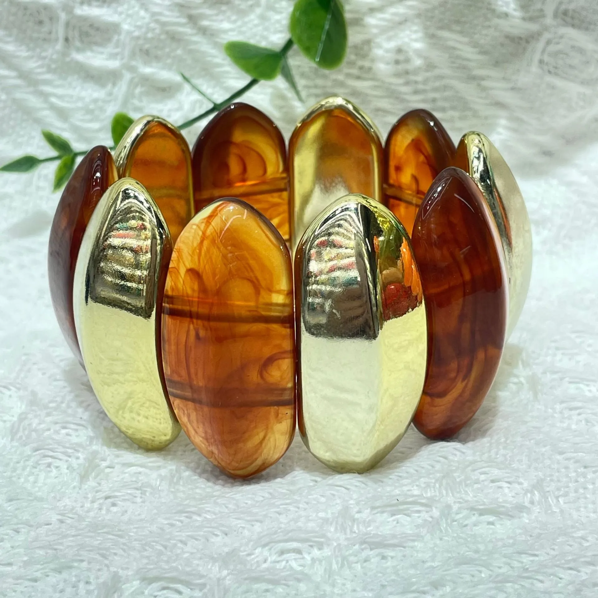 Wholesale Fashion Acrylic Personality Trend  Handmade Bracelet