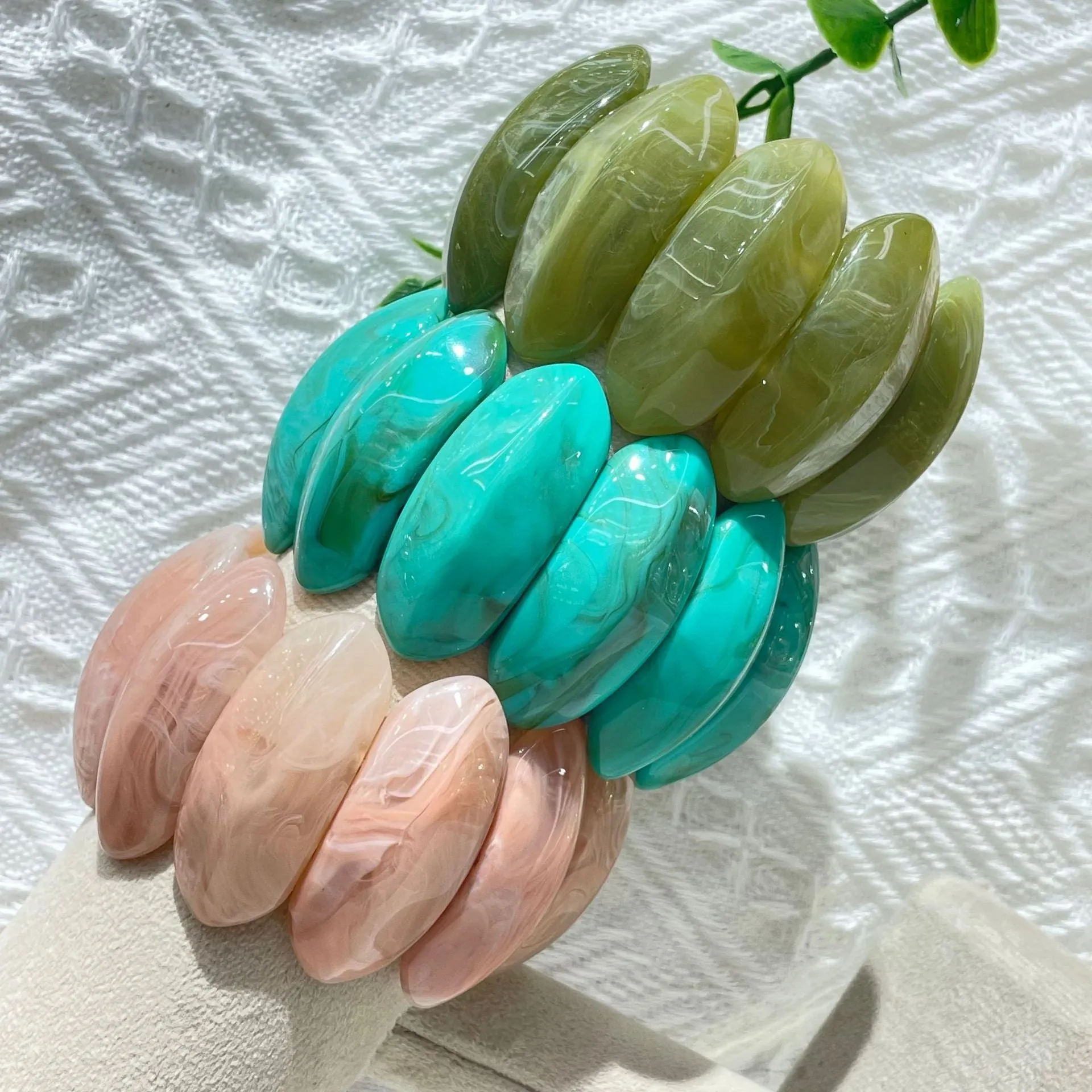 Wholesale Fashion Acrylic Personality Trend  Handmade Bracelet