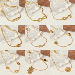 Wholesale Fashion all-match titanium steel bracelet women's European and American new 18K gold stainless steel love bracelet high sense
