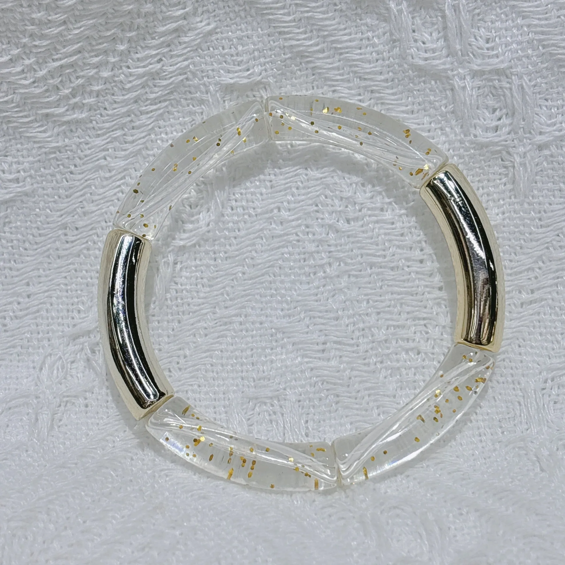 Wholesale  Fashion Creative Tube Beads Elastic Bracelet