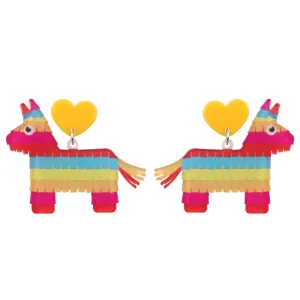 Wholesale Fashion Dragonfly Heart Rainbow Horse Acrylic Earrings