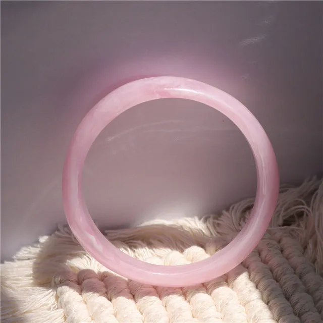 Wholesale fashion new marble acrylic bracelet shaped resin square round bracelet