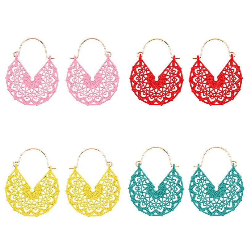 Wholesale Fashion Simple Geometric Earrings