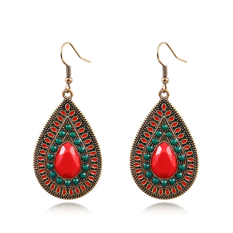 Wholesale Fashion Vintage Gold Tassel Earrings