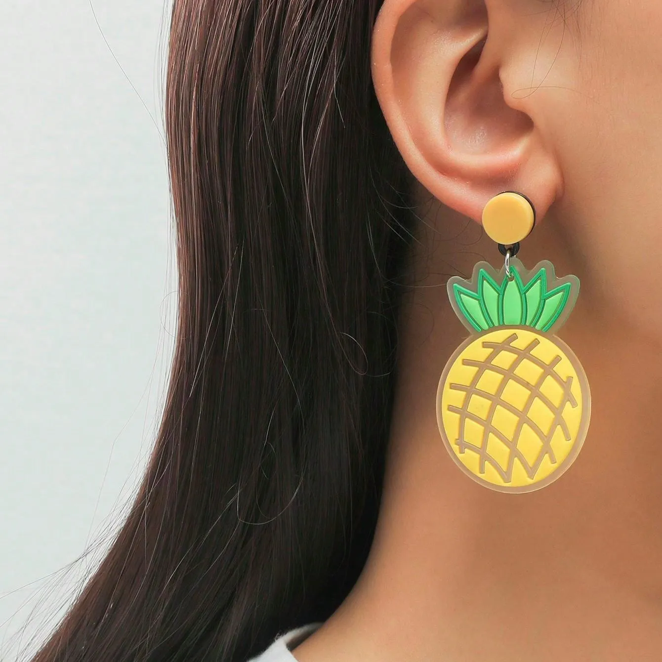 Wholesale Fashion Vintage Sunflower Pineapple Earrings