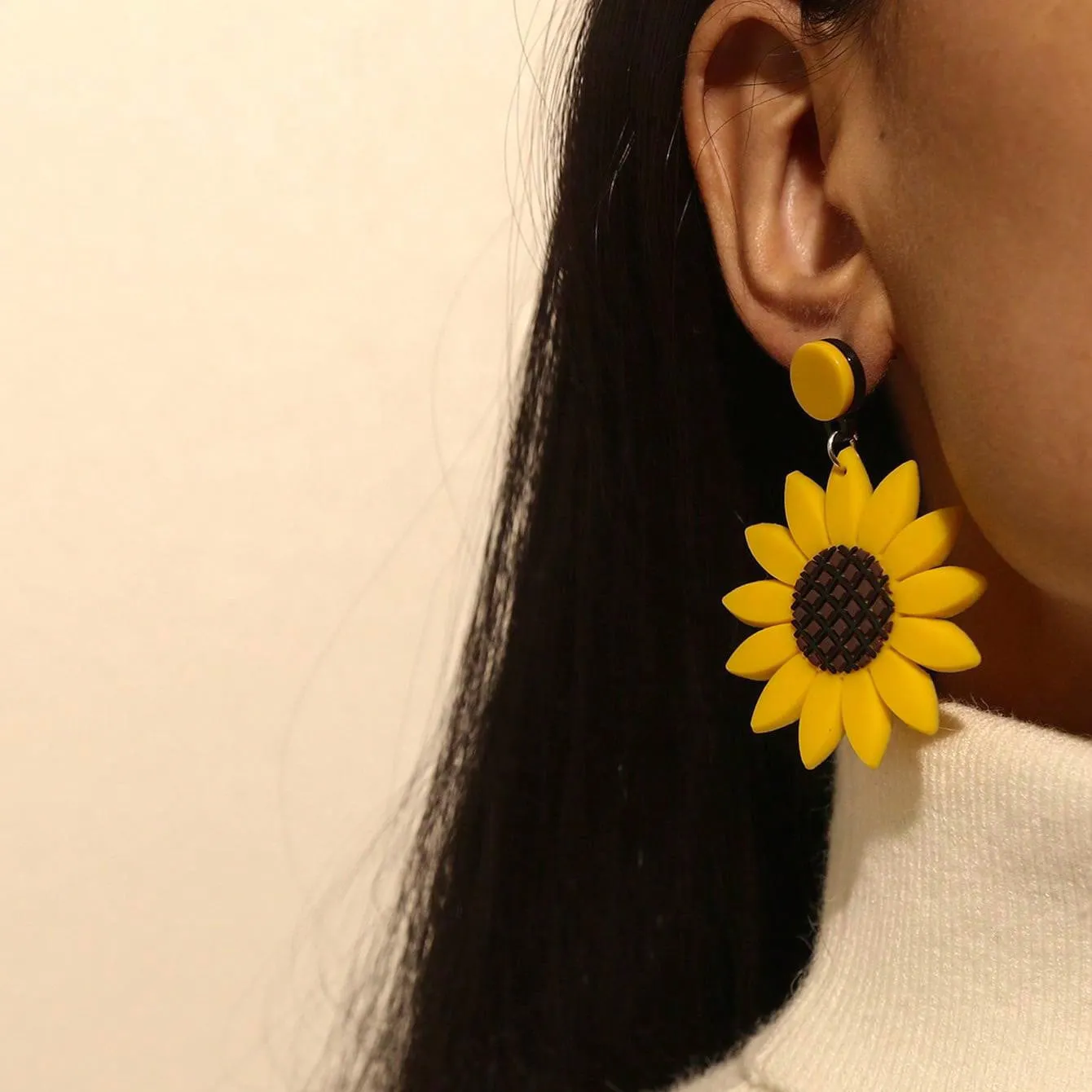 Wholesale Fashion Vintage Sunflower Pineapple Earrings