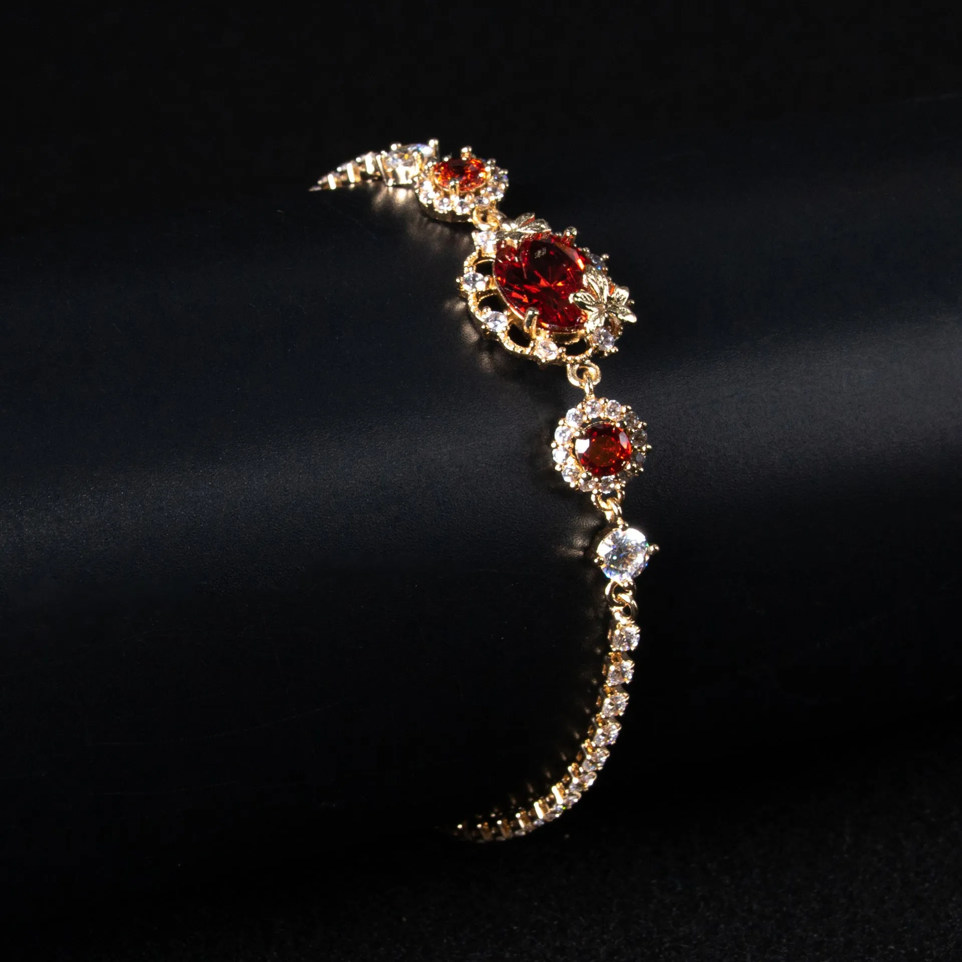 Wholesale Fashionable colorful zircon bracelet