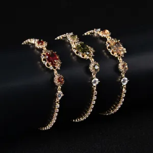 Wholesale Fashionable colorful zircon bracelet
