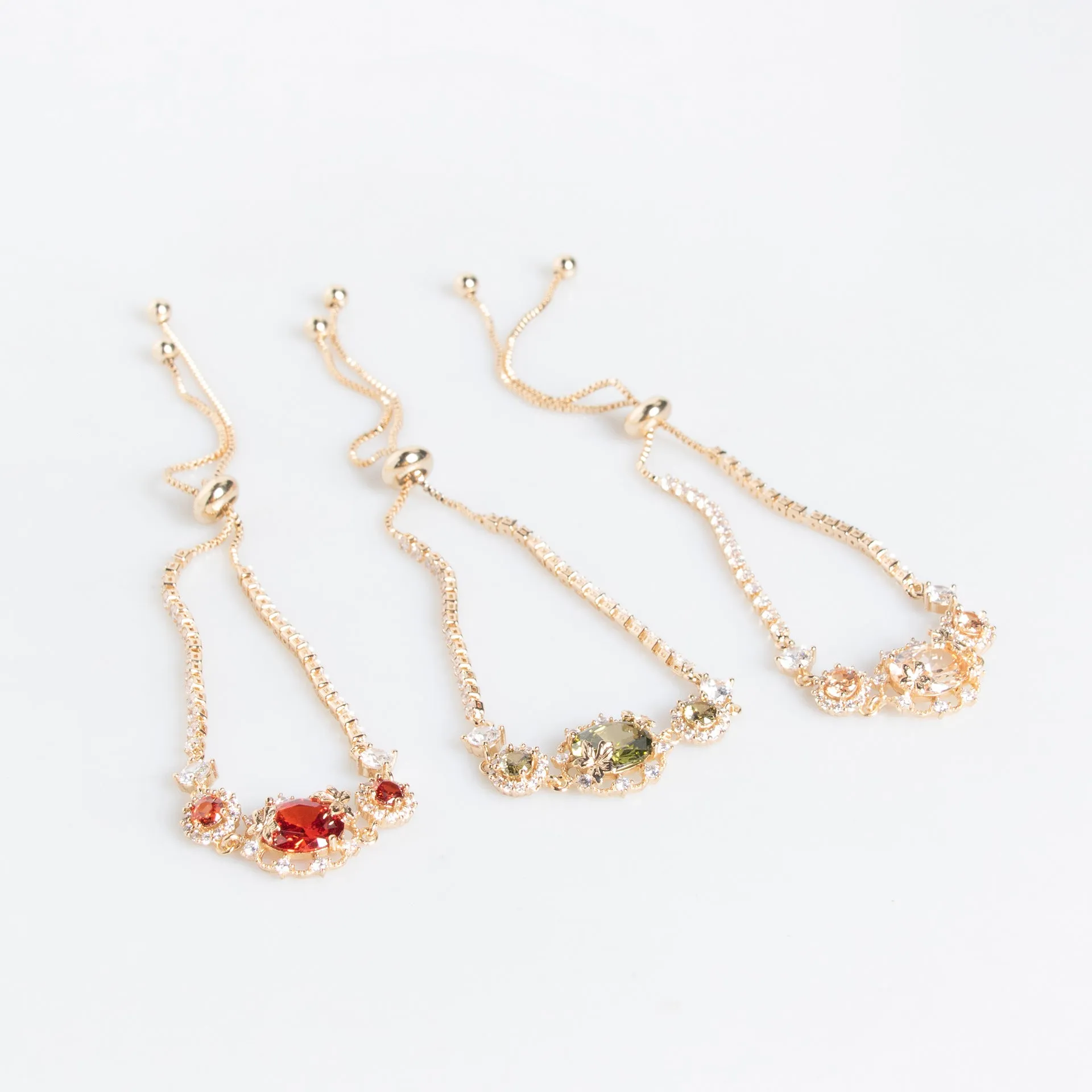 Wholesale Fashionable colorful zircon bracelet