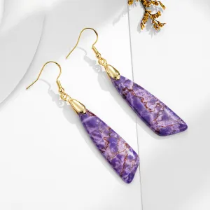 Wholesale Fresh Geometric Simple Temperament Natural Stone Earrings