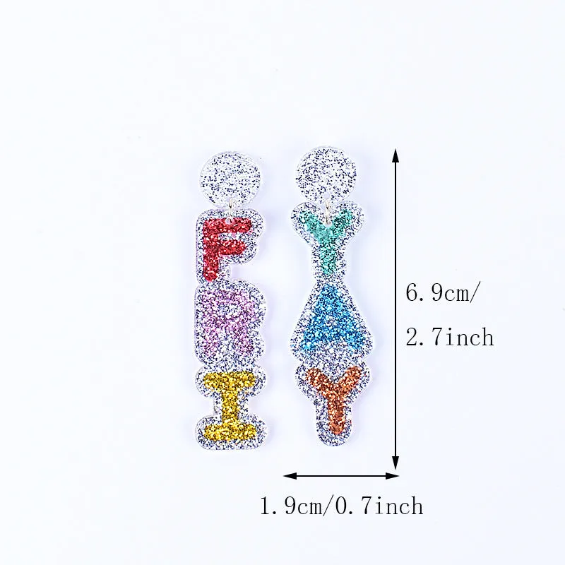 Wholesale Friday Happy Day Earrings