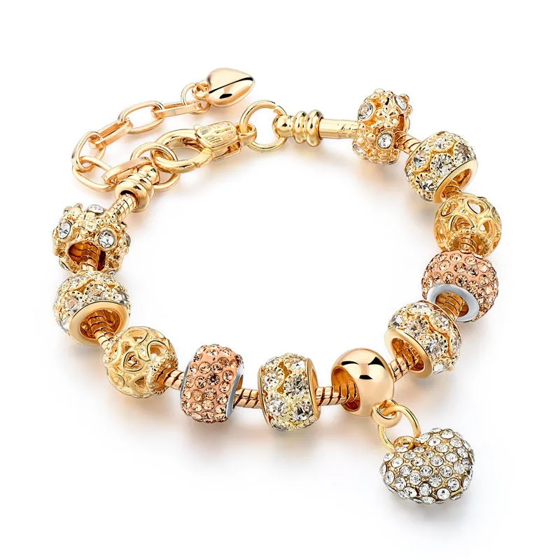 Wholesale Full Diamond Love Platinum Bracelets