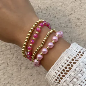 Wholesale Geometric Zinc Alloy Bracelet Set