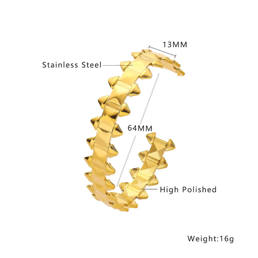 Wholesale gold C- shaped open bracelet OLY Exclusive
