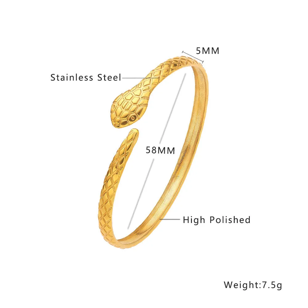 Wholesale gold C- shaped open bracelet OLY Exclusive