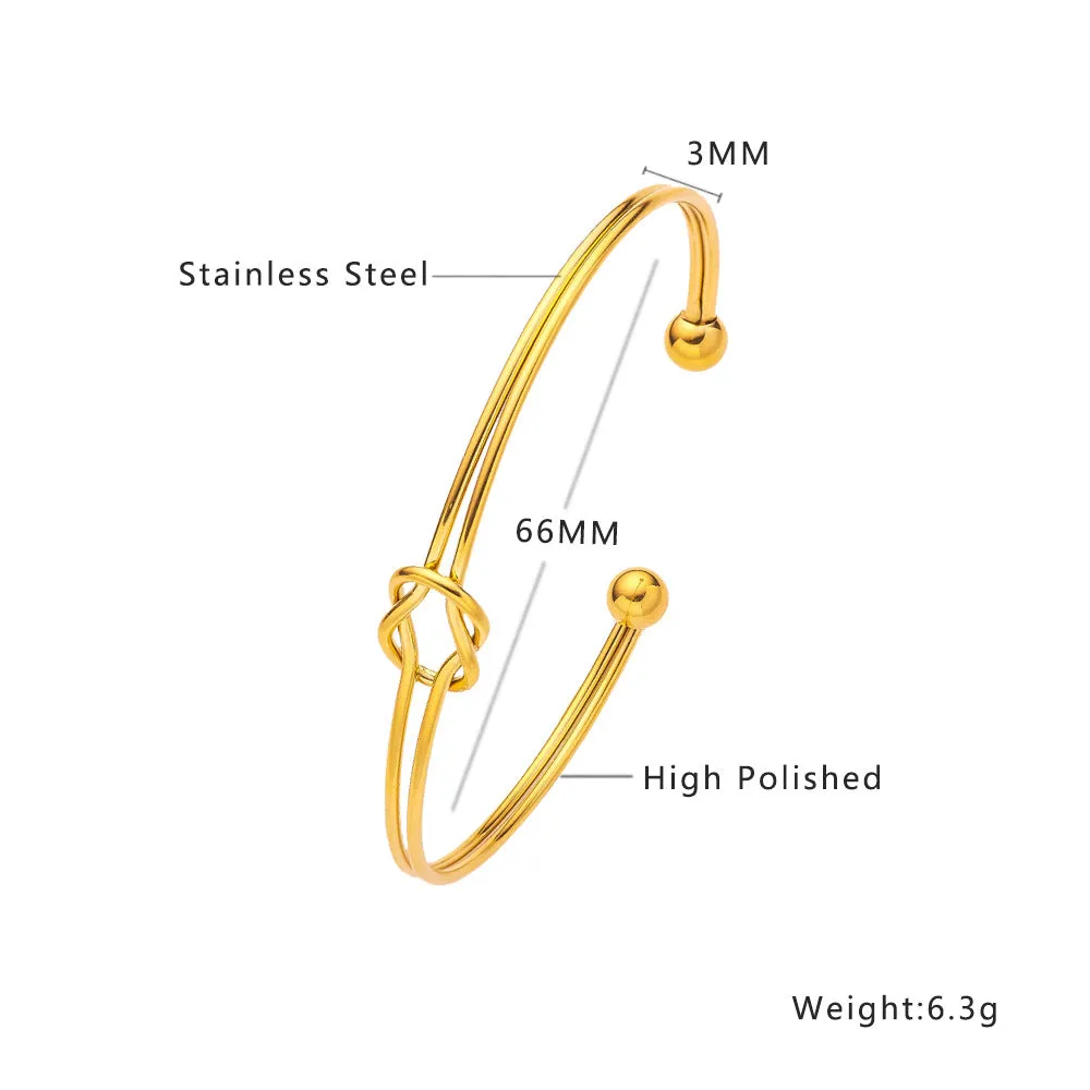 Wholesale gold C- shaped open bracelet OLY Exclusive