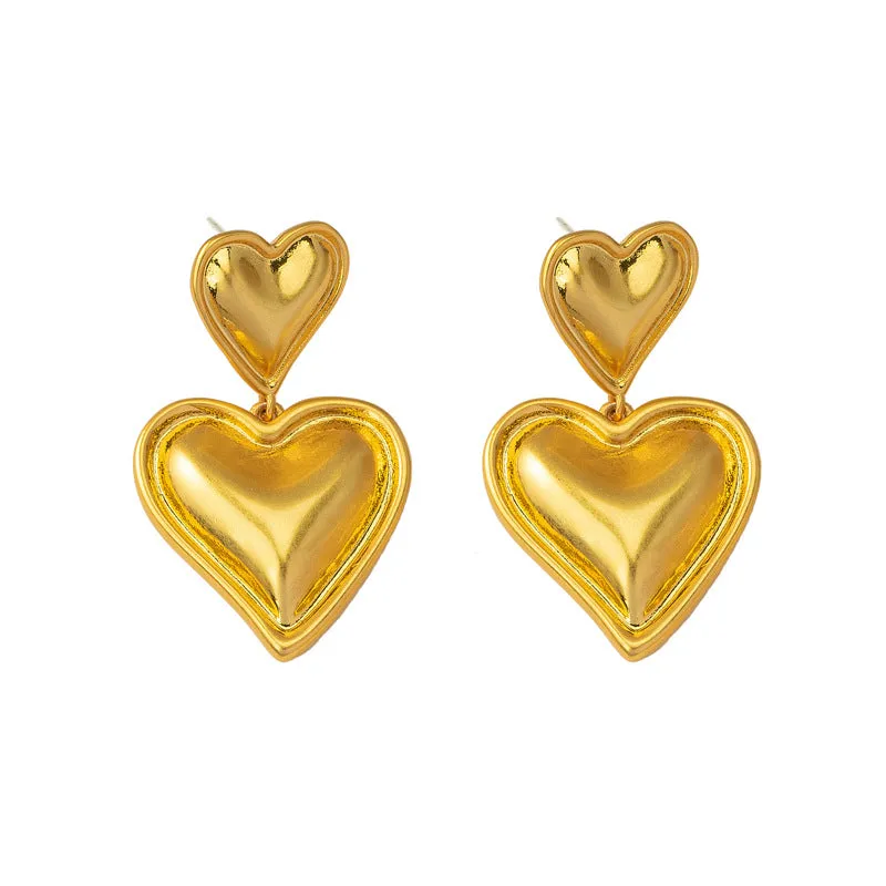 Wholesale Gold Plated Love Earrings