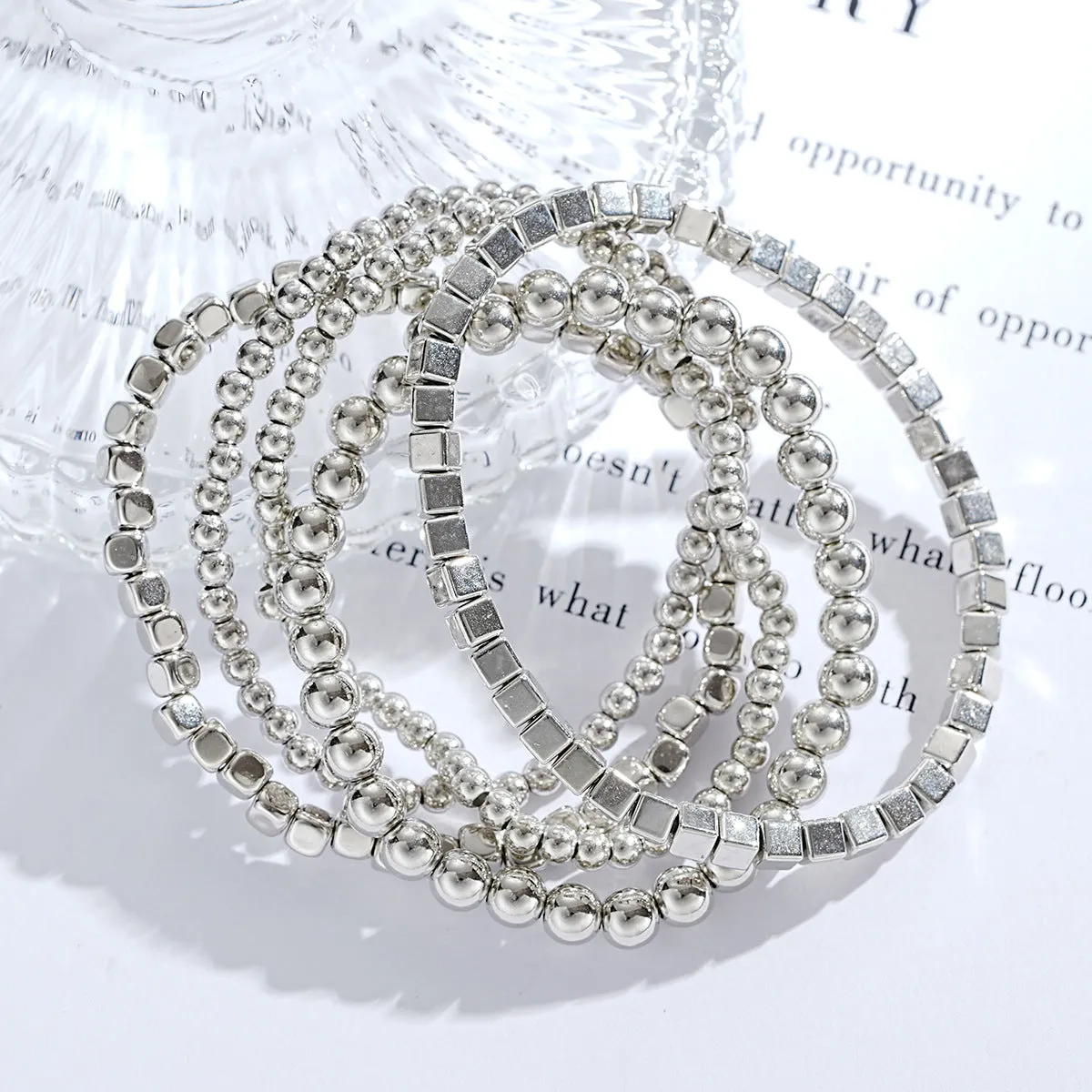 Wholesale Gold vintage round bead bracelet