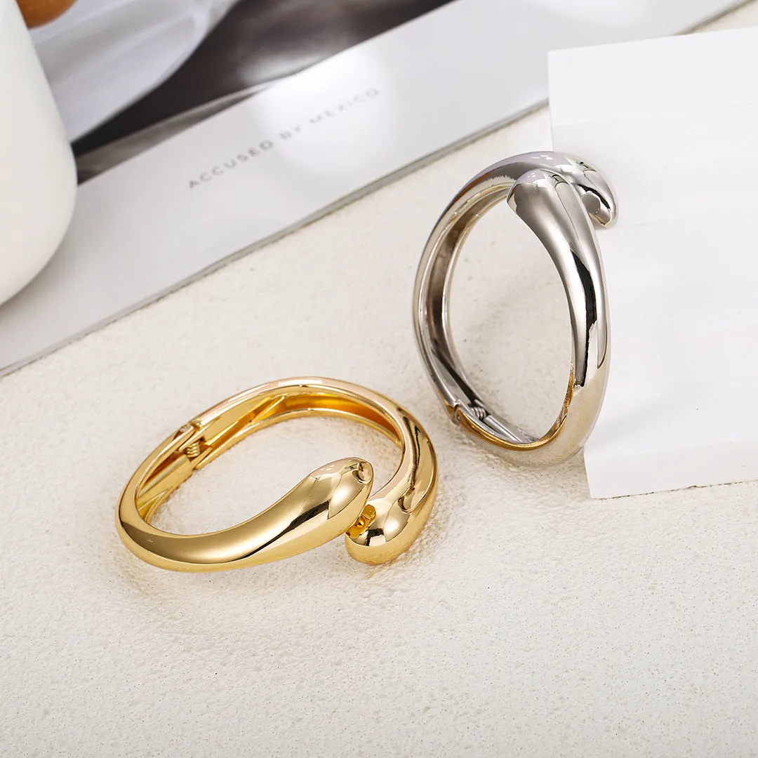 Wholesale Golden Face Retro Snake Bracelet