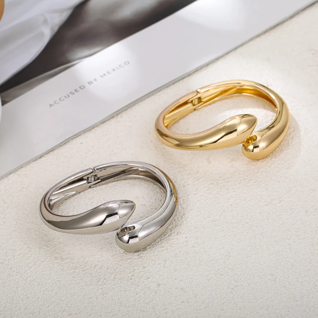 Wholesale Golden Face Retro Snake Bracelet