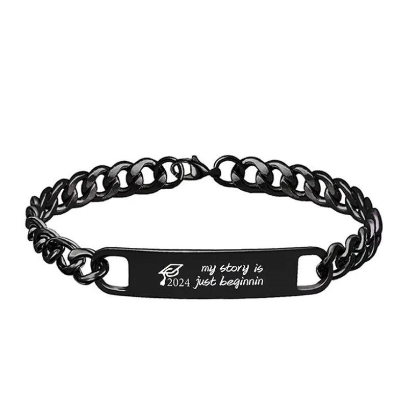 Wholesale Graduation Season Doctor Hat Stainless Steel Bracelet