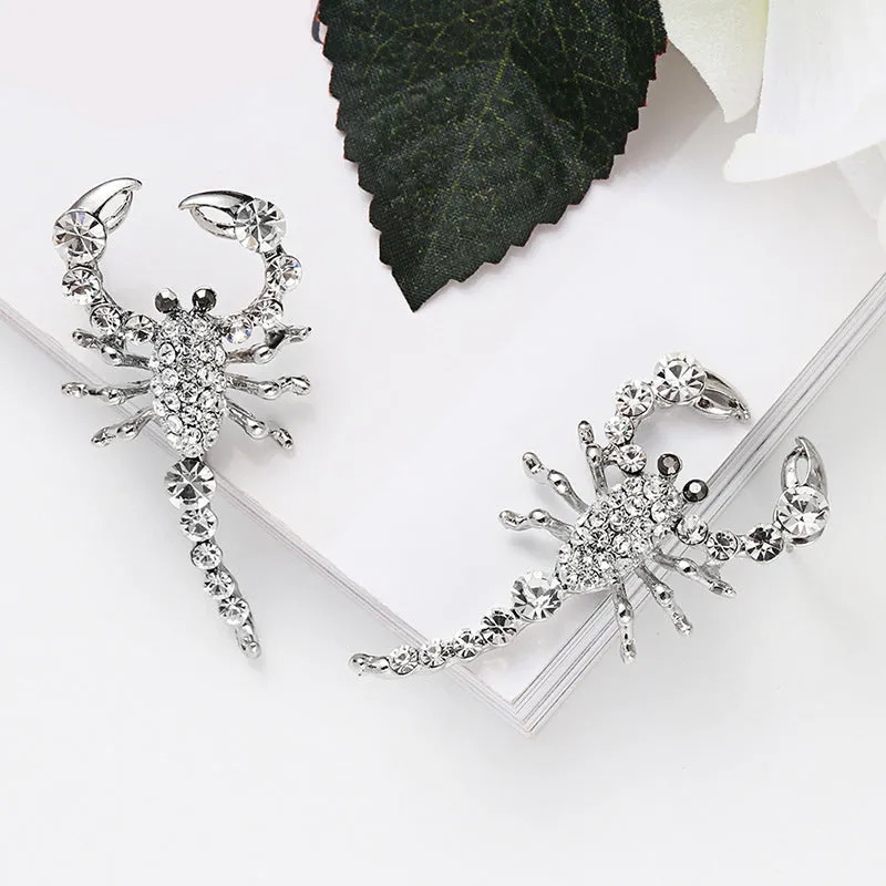 Wholesale Halloween Ghost Drip Oil Heart Alloy Earrings