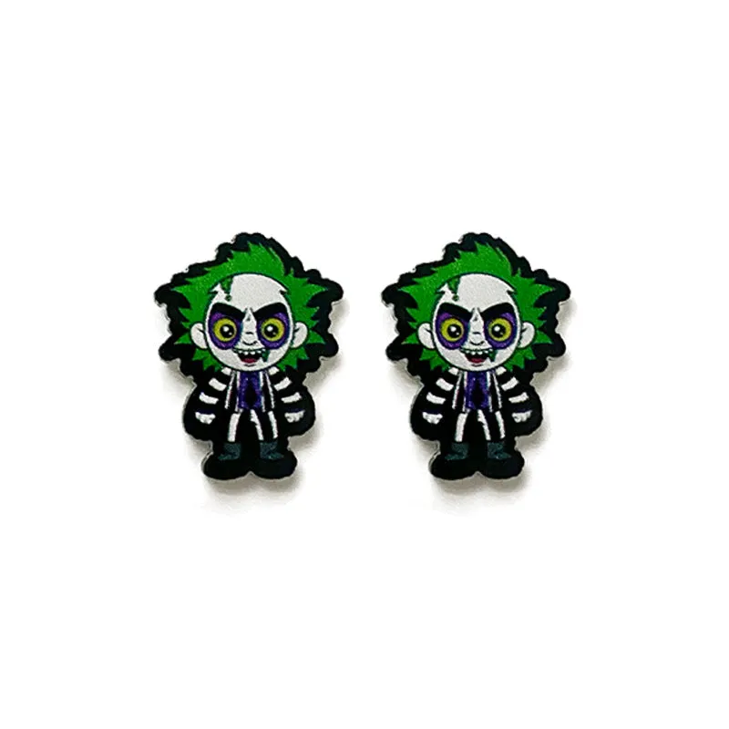 Wholesale Halloween Horror Acrylic Earrings