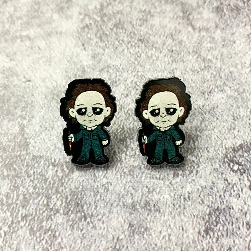 Wholesale Halloween Horror Acrylic Earrings