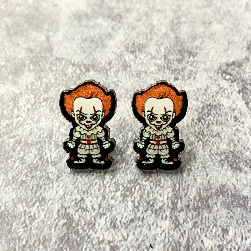 Wholesale Halloween Horror Acrylic Earrings