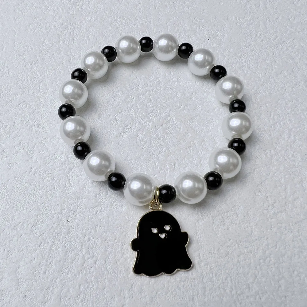 Wholesale Halloween Pumpkin Acrylic Bracelet