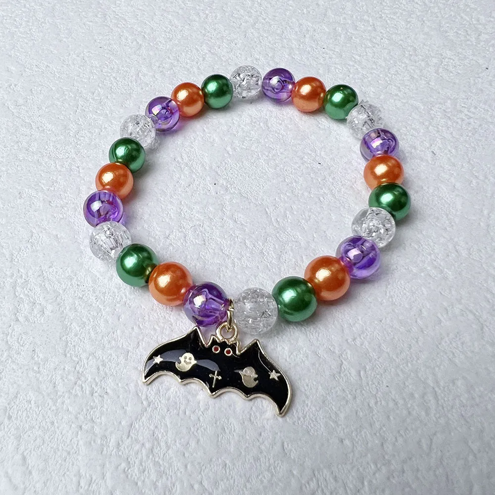 Wholesale Halloween Pumpkin Acrylic Bracelet