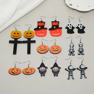 Wholesale Halloween Series Funny Creative Acrylic Earrings
