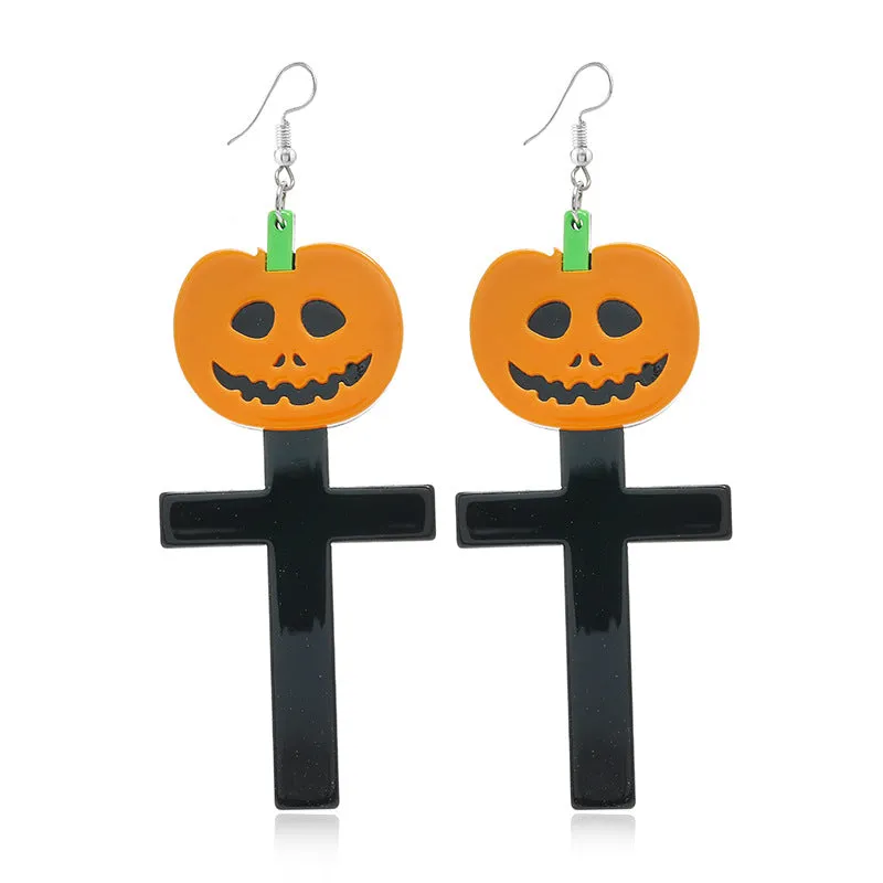 Wholesale Halloween Series Funny Creative Acrylic Earrings