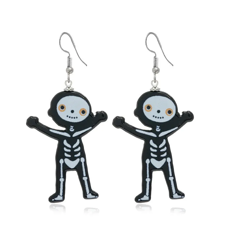 Wholesale Halloween Series Funny Creative Acrylic Earrings