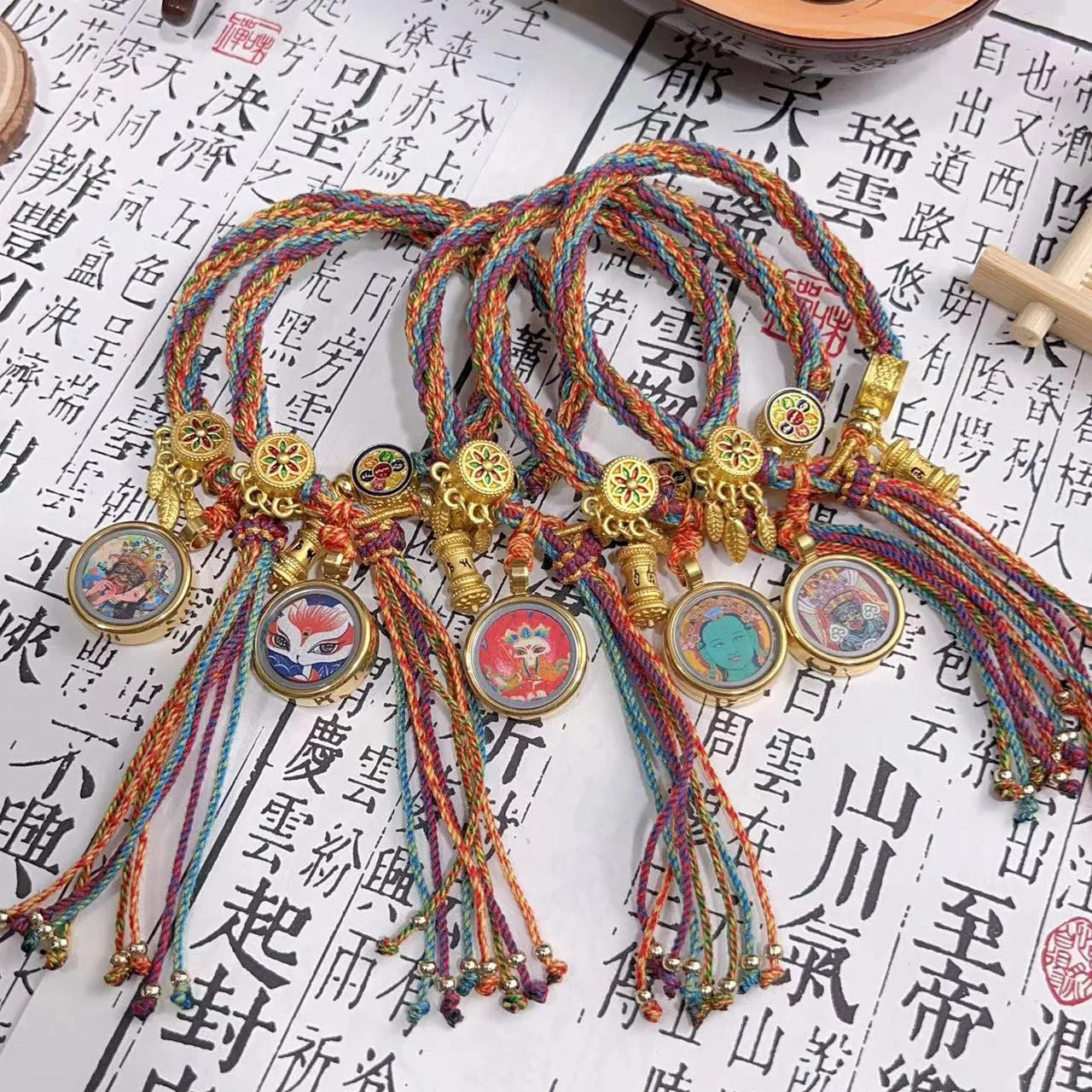 Wholesale Hand Rubbed Cotton Rope Woven Bracelets