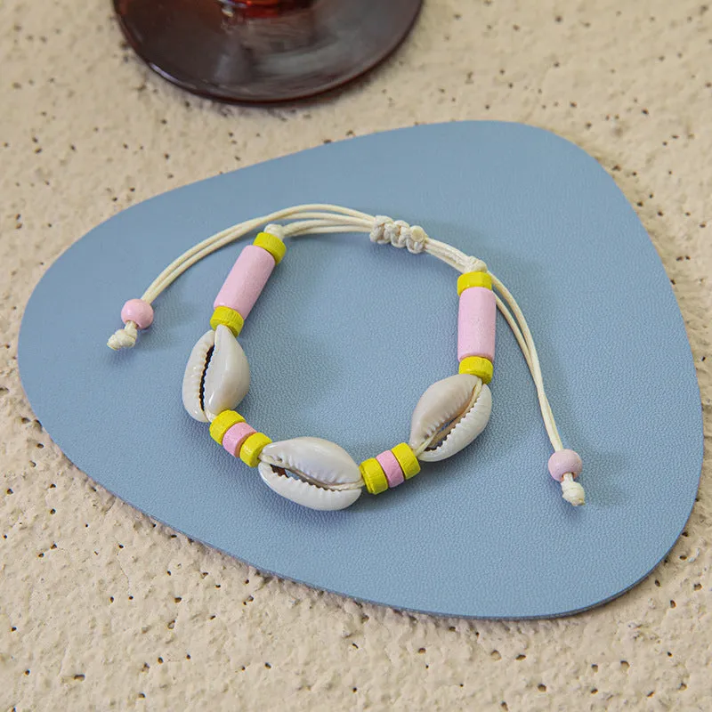 Wholesale Hand Woven Natural Shell Bracelet Rope