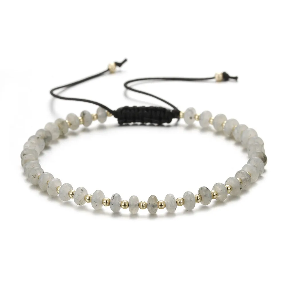 Wholesale Hand Woven Natural Stone Bracelet