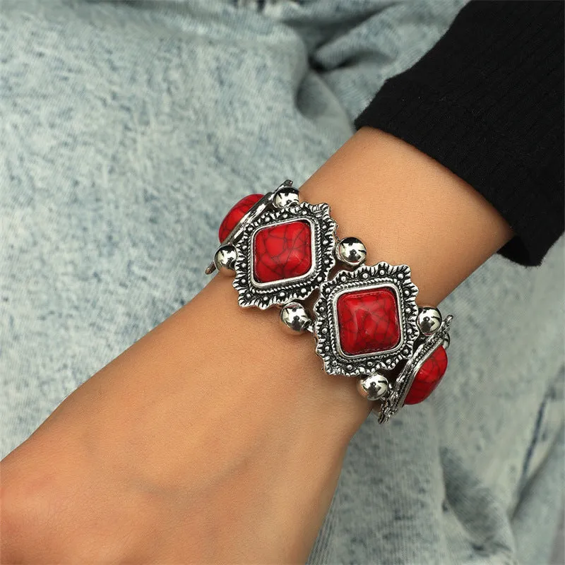 Wholesale Handmade Antique Silver Alloy Bracelet