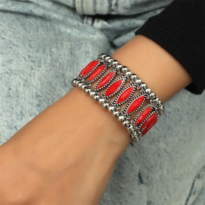 Wholesale Handmade Antique Silver Alloy Bracelet