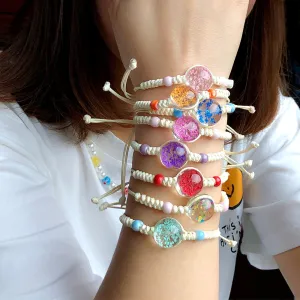 Wholesale Handmade Hemp Cotton Woven Bracelet