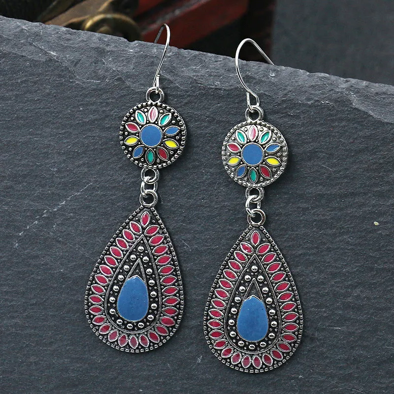 Wholesale Handmade Round Hollow Love Earrings