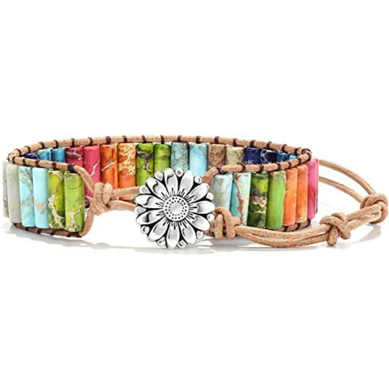 Wholesale Handmade Woven Leather Zircon Bracelets