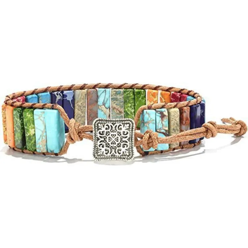 Wholesale Handmade Woven Leather Zircon Bracelets