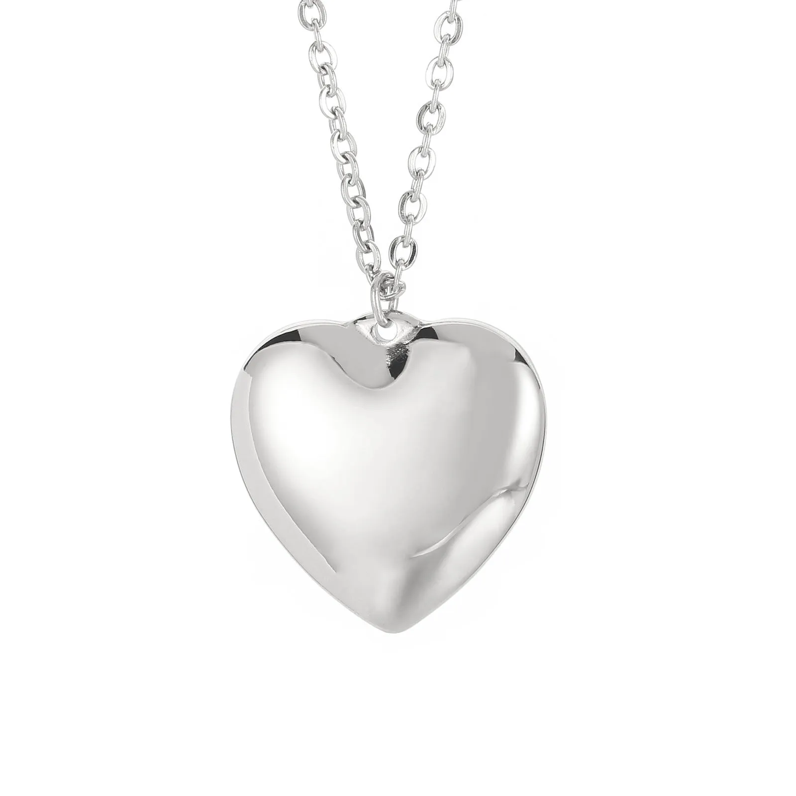 Wholesale Heart Shape Necklace Earrings Jewelry Gold Plated Set