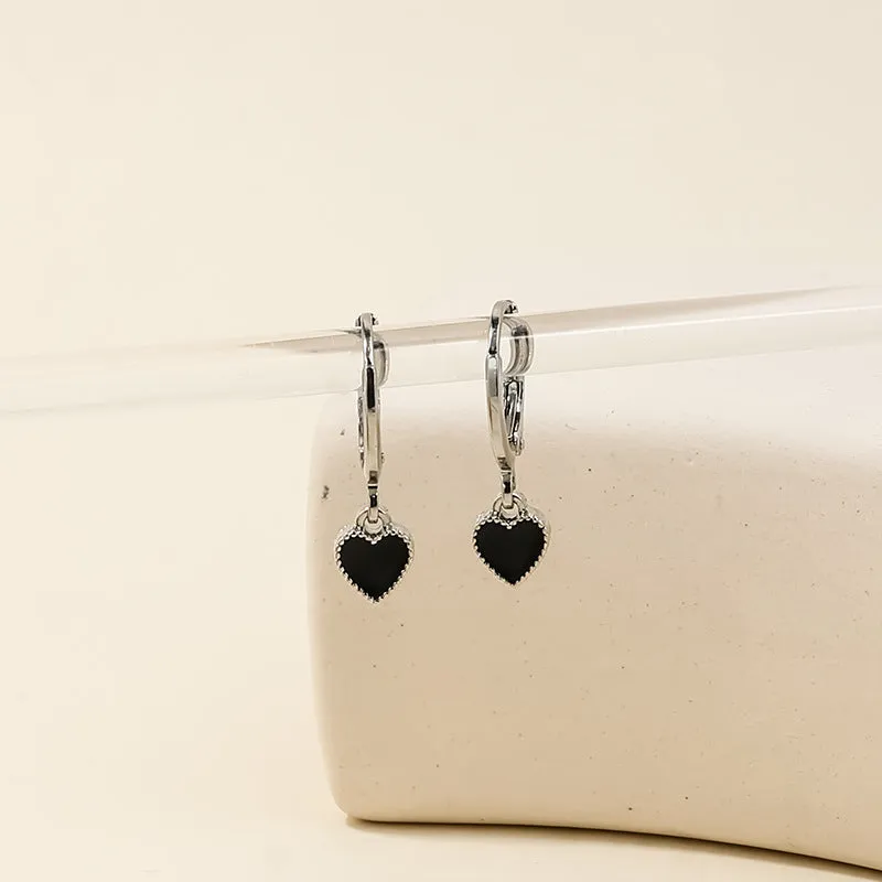 Wholesale  heart-shaped simple earrings