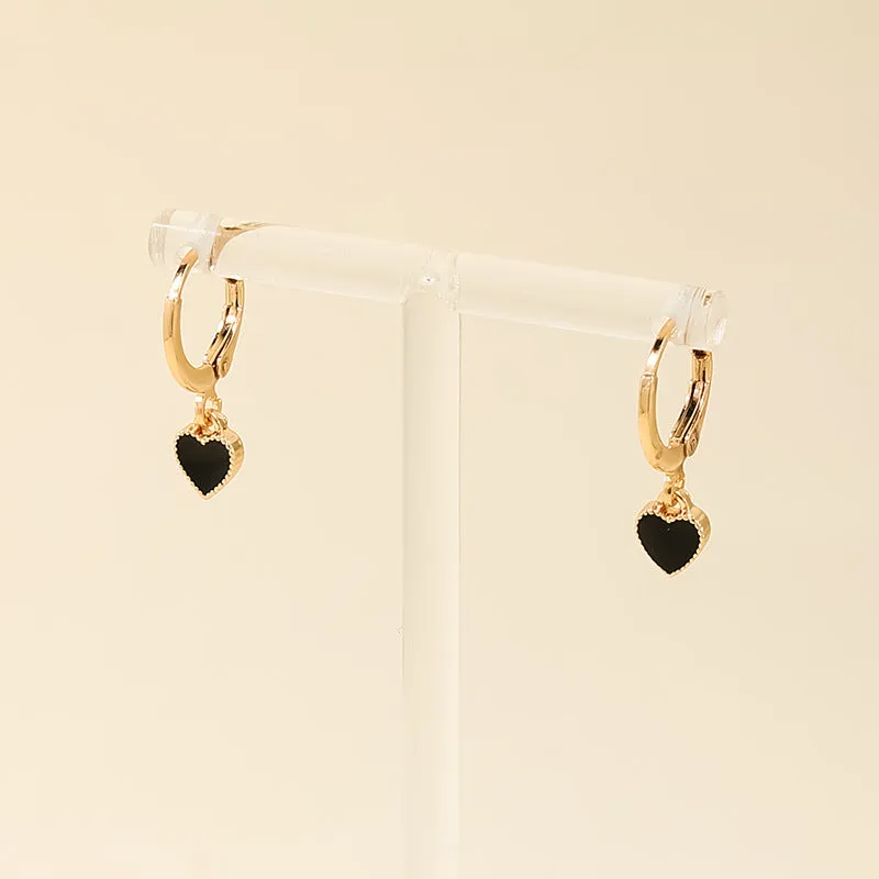 Wholesale  heart-shaped simple earrings