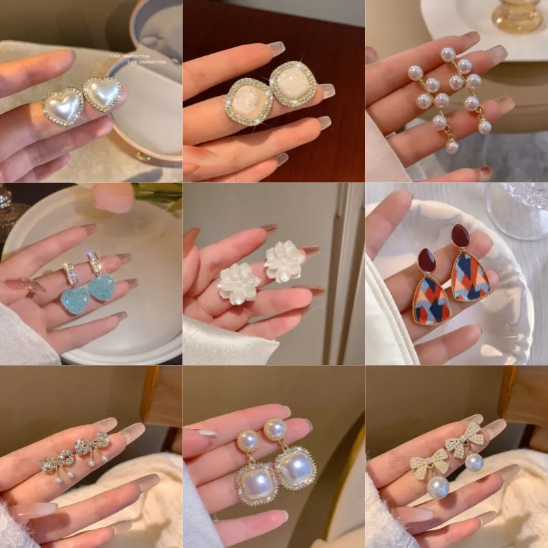 Wholesale High-end Eye-catching Temperament Fashion Light Luxury Versatile Earrings