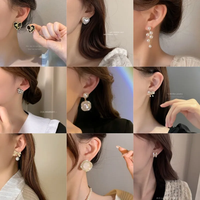 Wholesale High-end Eye-catching Temperament Fashion Light Luxury Versatile Earrings